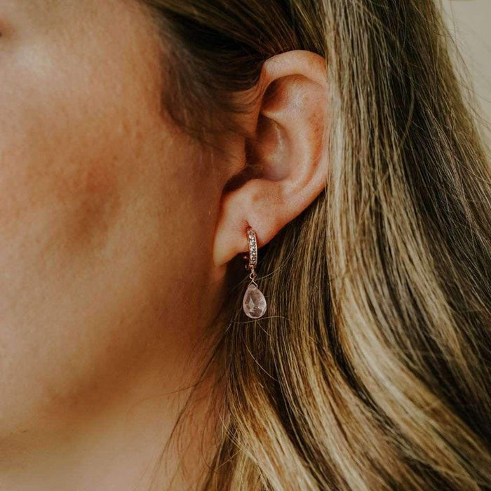 Light Pink Teardrop Earrings, Rose Quartz Pink Czech Glass Earrings,  Elegant Gold Drop Earrings, Minimal Dangle Earrings, Everyday Earrings -  Etsy UK | Glass earrings, Glass drop earrings, Everyday earrings